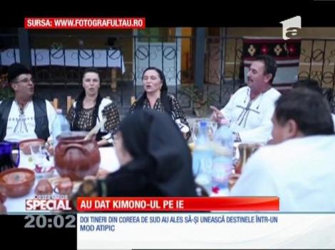 Special! Doi tineri coreeni au făcut o nuntă tradiţională românescă