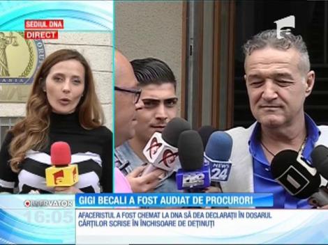 George Becali, audiat la DNA în dosarul cărților scrise în închisoare de deținuți