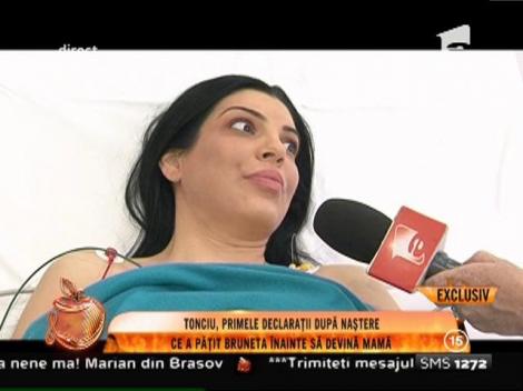 Primele declarații ale mamei Andreei Tonciu despre nașterea fiicei sale
