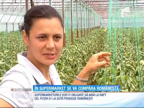Marile magazine vor fi obligate să aibă pe rafturi cel puţin 51% produse româneşti. Reprezentanţii hipermarketurilor ameninţă