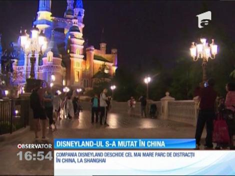 Cel mai mare parc Disneyland din lume îşi deschide porţile în China