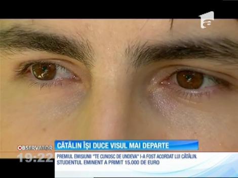 Cătălin, studentul eminent la Medicină ţintuit în scaunul cu rotile, îşi duce visul mai departe