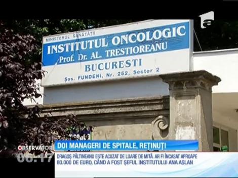 Managerul institutului Oncologic, conferenţiarul Dan Straja, a fost reţinut