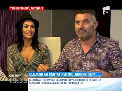 Clejanii au cântat pentru Johnny Depp