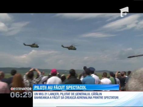 Show aerian la Baza 95 Aeriană Bacău