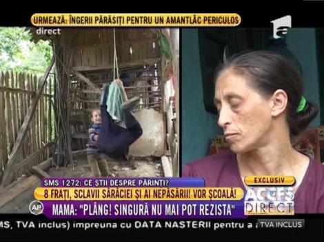 Opt fraţi, sclavii sărăciei şi ai nepăsării! Bătălie pentru supraviețuire, în mizerie