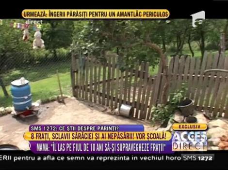 Opt fraţi, sclavii sărăciei şi ai nepăsării!