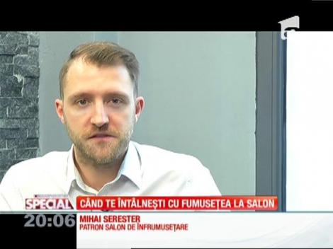 SPECIAL! Daniel Osmanovici şi Valentin Butnaru, experienţă unică la un salon de frumuseţe