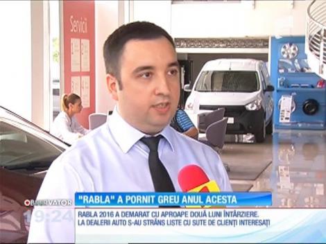 Programul "Rabla 2016" a pornit mai greu ca o maşină veche
