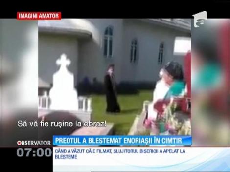 Un preot din Neamţ, filmat în timp ce își ceartă enoriașii