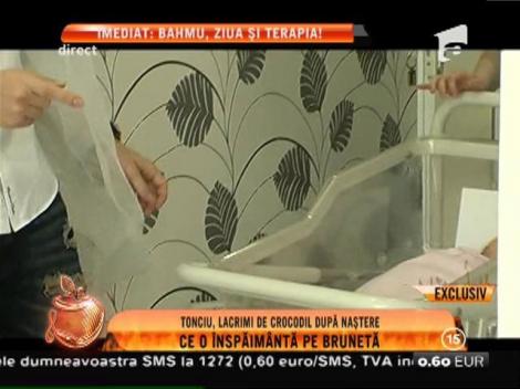 Andreea Tonciu plânge întruna de când a născut-o pe Rebecca!