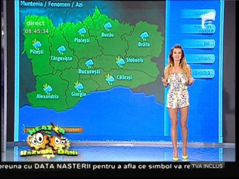 Ploile și vremea mohorâtă vor fi prezente în toate zonele țării și astăzi. De miercuri se încălzește!