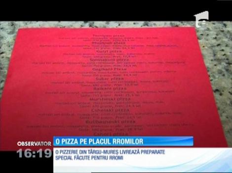 O pizzerie care livrează preparate special concepute pentru romi, deschisă în Târgu Mureş