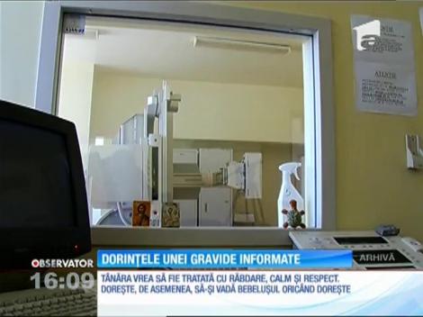 O tânără gravidă le-a trimis medicilor de la la Spitalul Judeţean din Focşani o listă cu dorinţele pe care le are la naştere