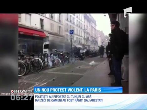 Un nou protest violent, la Paris