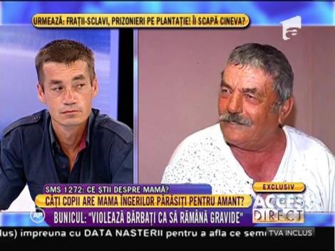 Bunicul lui Ionuţ, băiatul abandonat de femeia amorezată: "I-a mâncat alocaţia ani la rândul"