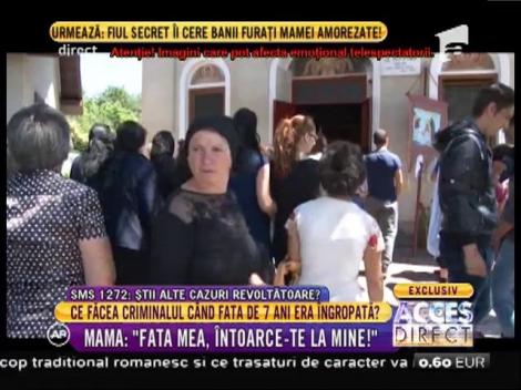 Mihaela, fetiţa omorâtă pe trecerea de pietoni, a fost înmormântată