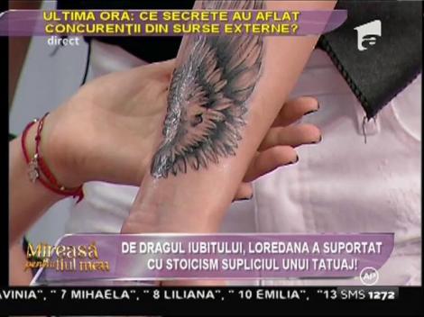 Loredana și-a tatuat inițiala prenumelui viitorului ei copil!