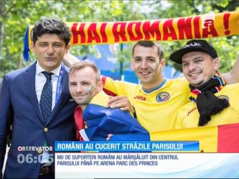 EURO 2016. Suporterii români au cucerit străzile Parisului