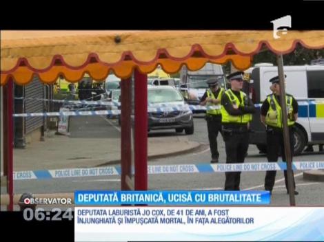 Deputata laburistă Jo Cox, ucisă cu brutalitate în faţa alegătorilor săi!