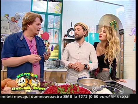 ”Culorile iubirii” - Pandișpan cu ciocolată și cremă de brânză