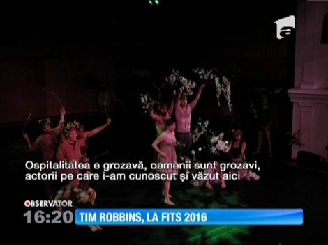 Tim Robbins, actorul din "Închisoarea îngerilor", a ajuns România