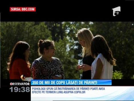 350 de mii de copii lăsat de părinţi