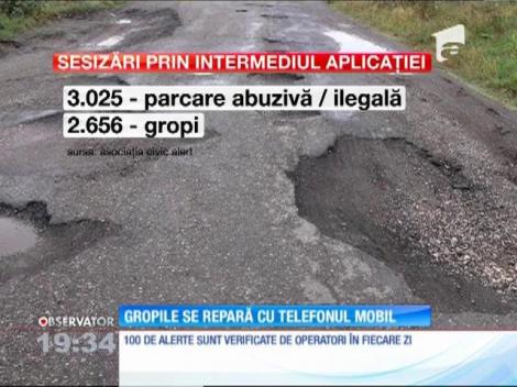Faci o poză şi se astupă groapa