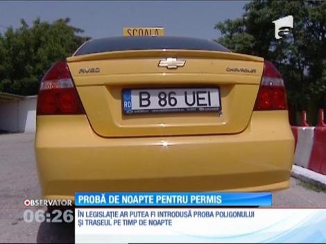 Examenul pentru permisul auto ar putea avea patru probe