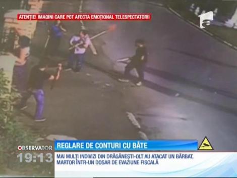 Reglare de conturi cu bâte, pietre, pumni şi picioare, în Drăgăneşti - Olt!