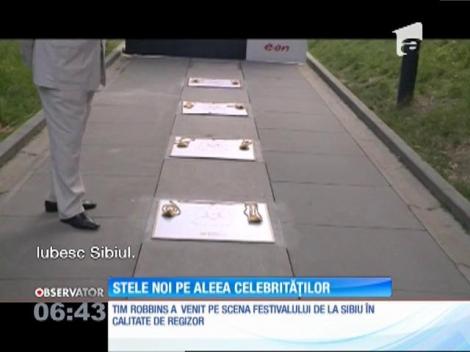 Tim Robbins şi Victor Rebengiuc au fost omagiaţi în cadrul Festivalului Internaţional de Teatru de la Sibiu