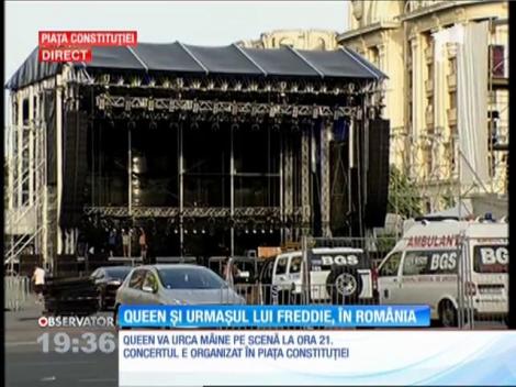 Queen și urmașul lui Freddie Mercury, în România