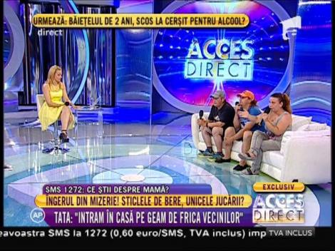 Mama lui Alexandru, copilul de 2 ani care trăiește în mizerie: "Beau și eu câte un păhărel"