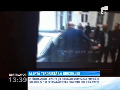 Alertă teroristă la Bruxelles