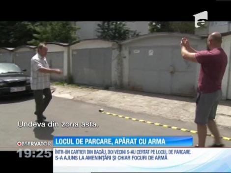 Într-un cartier din Bacău, doi vecini s-au certat pe locul de parcare