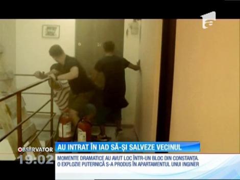 Bărbatul din Constanţa, rănit grav în explozia din propriul apartament, a murit