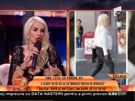 Raluca Bădulescu a slăbit zeci de kilograme, iar acum vrea să se mărite: ”Vreau două, trei rochii de mireasă”