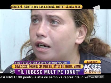 Mama lui Alexandru,îngerul din mizerie: "Cum să bat adorm copilul dacă tu mă bați și pe mine și pe el?"