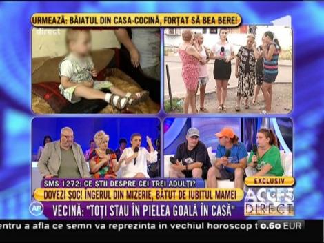 Alexandru, îngerul din mizerie, bătut de iubitul mamei