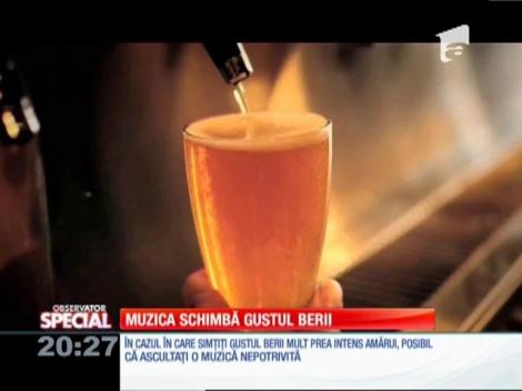 Special! Muzica schimbă gustul berii