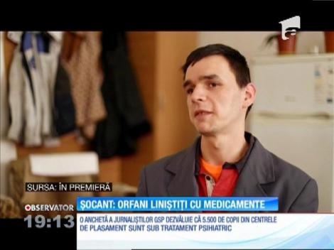 Copiii din centrele de plasament sunt sub tratament psihiatric