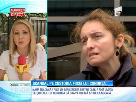 Scandal de proporții pe custodia fiicei lui Dan Condrea