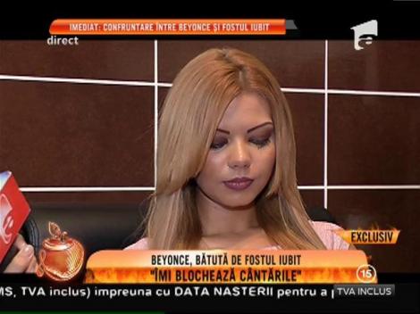 Beyonce de România, bătută de fostul iubit: ”Îmi blochează cântările”