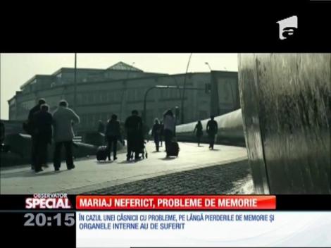 Special! Mariajul nefericit creează probleme de memorie