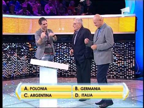 Rândul 2: În ce țară s-a născut actualul Papă al Bisericii Catolice, Papa Francisc?