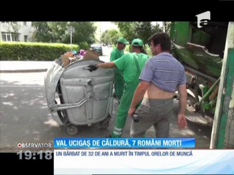 Șapte români au fost răpuși de temperaturile extrem de ridicate