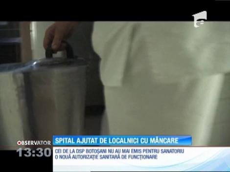 Sanatoriul de Neuropsihiatrie Podriga din Botoşani ajutat cu mâncare de localnici