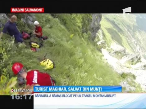 Un turist maghiar a fost salvat din munții Piatra Secuiului