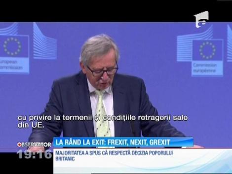 FREXIT, NEXIT ŞI GREXIT.  Francezii, olandezii şi grecii se gândesc să-şi facă şi ei exit-ul din Uniunea Europeană