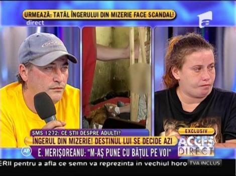 Mama copilului din mizerie: "Ne e frică de vecinii din cartier"